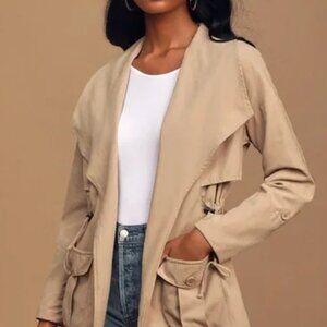 Jack By BB Dakota XS Trench Coat Jacket